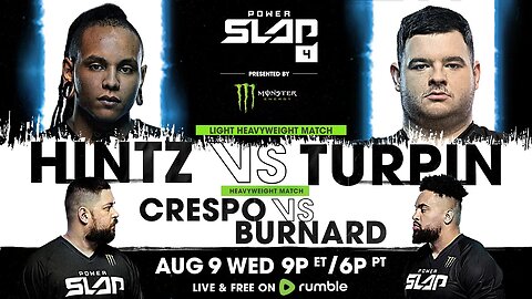 Power Slap 4: Hintz vs Turpin Prelims