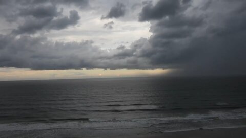 Ormond beach storm time lapse