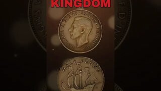 United Kingdom ½ Penny 1938. #shorts #viral #coinnotesz