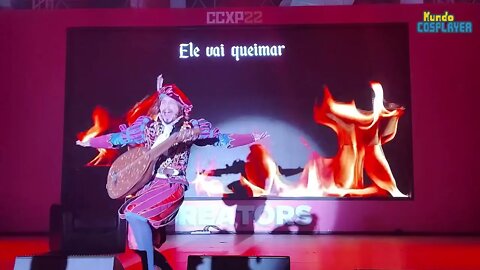 Apresentação Cosplay de Dandelion, do jogo The Witcher 3, no Concurso Cosplay da CCXP 2022