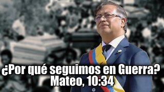 🛑🎥Mateo 10:34 y la Paradoja de la Paz en Colombia👇👇