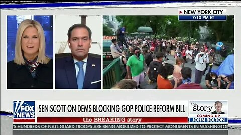 Rubio Joins Fox News's Martha MacCallum to Discuss Democrats's Obstruction of Police Reform