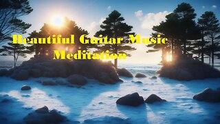 Pine Trees & the Ocean with Relaxing Guitar Music (30 minute meditation)