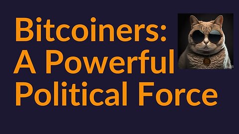 Bitcoiners: A Powerful New Political Force