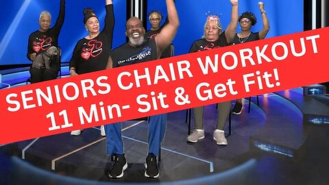 11-Minute Senior Seated Cardio Chair Workout | Stay Active & Energized | Chair Fitness | Sit Be Fit!