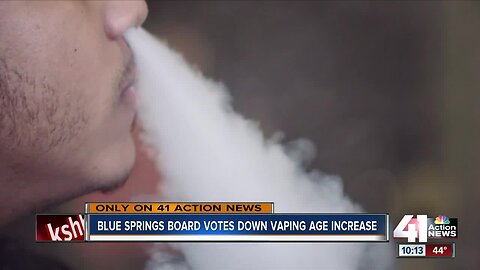Blue Springs advisory board votes against increase to vaping age limit