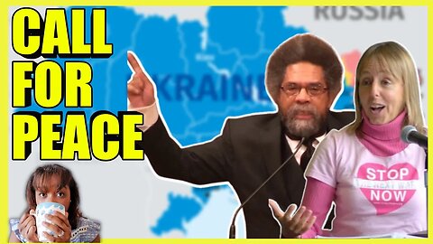 Cornel West & Medea Benjamin CALL For PEACE (clip)