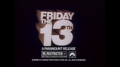 Friday the 13th - Rare 1980 TV Spot - The Original Horror Classic