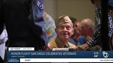 Honor Flight San Diego celebrates veterans