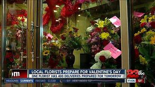 Local florists prepare for Valentine's Day