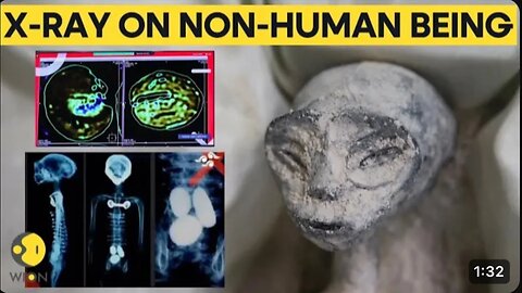 Mexican UFO expert conducts x-rays on ‘non-human’ beings presented at Congress (September 19th 2023)