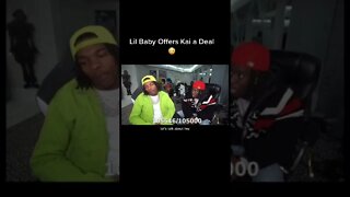 Lil Baby Offers Kai a Deal #shorts #lilbaby