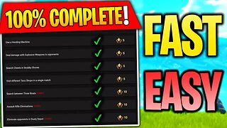 How To Complete ALL Fortnite Week 8 Challenges FAST & EASY! Search Between Three Boats, Dance Floors