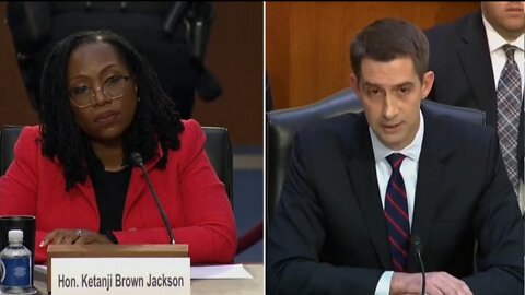 Sen Cotton Confronts Jackson For Apologizing To a Fentanyl Drug Kingpin