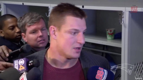 Rob Gronkowski Throws Cheap Shot, Later Apologizes