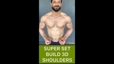 SUPER SET FOR 3D SHOULDERS #shorts