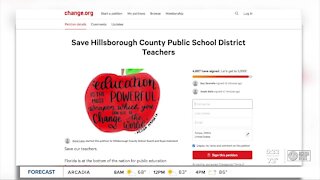 Petition aims to generate 5,000 signatures to protect Hillsborough teachers from budget cuts