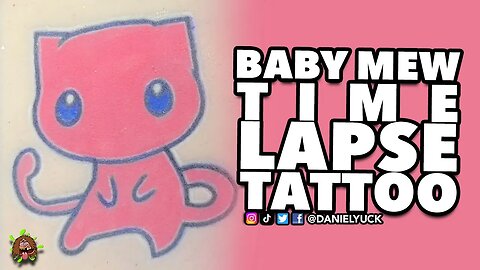 Baby Mew Timelapse Tattoo