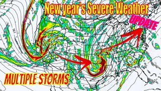 A Parade Of Storms Coming! Damaging Winds & Major Flooding! - The WeatherMan Plus