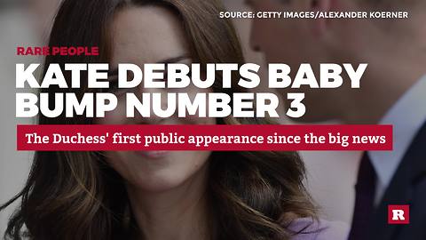 Kate Middleton debuts baby bump No. 3 | Rare People