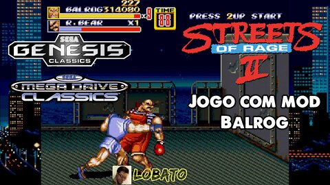 Streets of Rage II (com mod) - Balrog