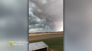 Clouds seem to bubble as storm approaches