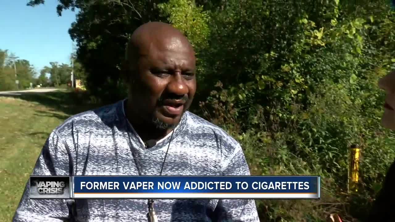 Milwaukee man returns to cigarette smoking after quitting vaping