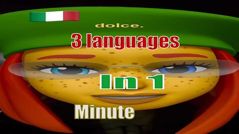 Learn 3 languages in one minute..#1