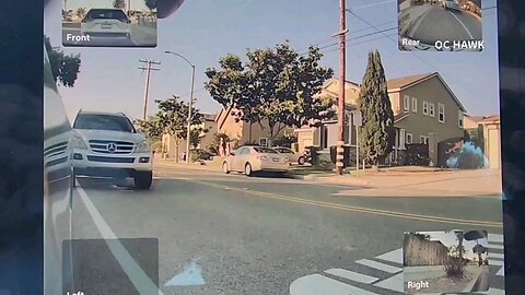 Crash Caught on Tesla Camera