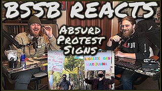Trolling A Protest With ABSURD Protest Signs Reaction | BSSB Reacts