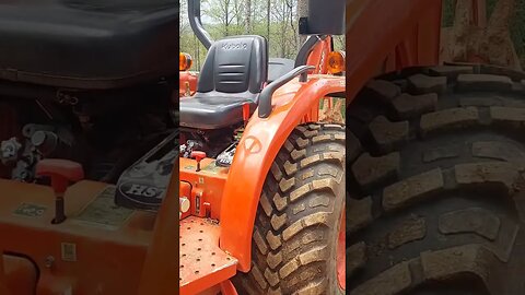 My favorite tool on the homestead. kubota L2501. #homestead #kubota #gettingitdone