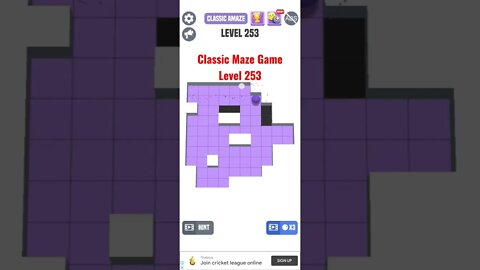 Classic Maze Game Level 253. #shorts