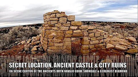 Secret Location, Ancient Castle & City Ruins in the Desert, On Scene