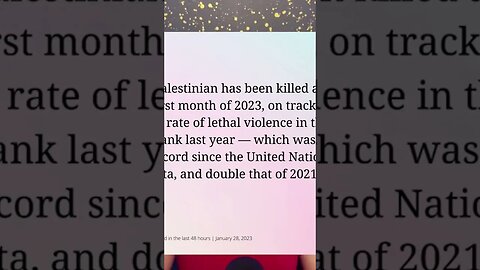 More Palestinians Will Be Killed This Year. 😢 #palestine #news #shorts