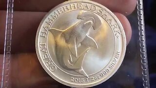 APMEX Great Hammerhead Shark & Funnel Web Spider Silver Coins Unboxing