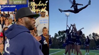 Diddy Attends High School Football Game To Watch The Twins Cheer! 🤸🏽‍♂️