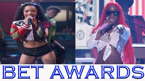 Sexyy Red and Glorilla at the BET Awards
