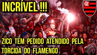 INCRÍVEL! PEDIDO DE ZICO ATENDIDO! TORCIDA DO FLAMENGO MUDA MÚSICA QUE OFENDE PELÉ - É TRETA!!!