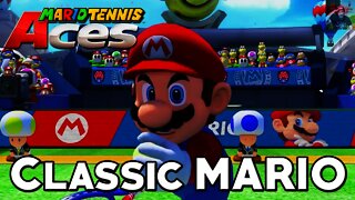 Mario Tennis Aces - Classic Mario Outfit (Gameplay)