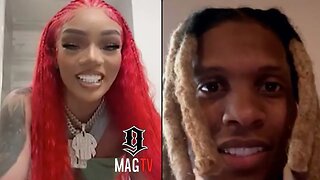 Glorilla Can't Stop Smiling While Talking To Lil Durk About Ex's! 😁