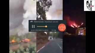 Bombero denuncia que no les dejan actuar para sofocar el incendio de #Tenerife