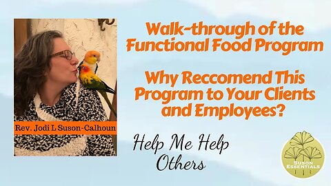 Walk Through of the Functional Food Program
