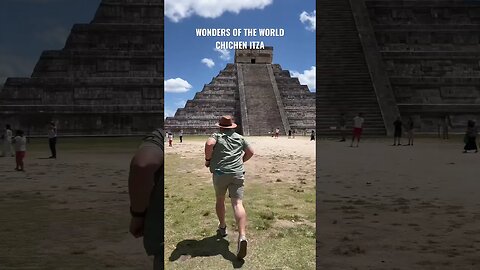 WONDERS OF THE WORLD - CHICHEN ITZÁ #travelcouple #wondersoftheworld #chichenitza #travelvlog