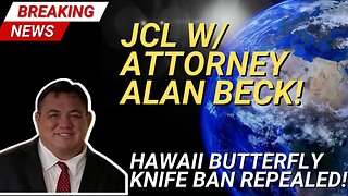 JCL W/ Attorney Alan Beck Butterfly Knife Case