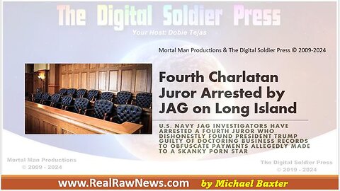4TH OF 11 CHARLATAN JURORS ARRESTED BY JAG ON LONG ISLAND