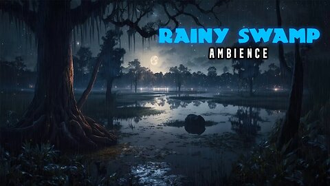 Sounds of the Swamp | Ambience | Night of Rainfall