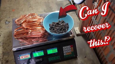 Can I Get All The Copper Out Of This Slag? #copper #belgium #melting #casting #metals