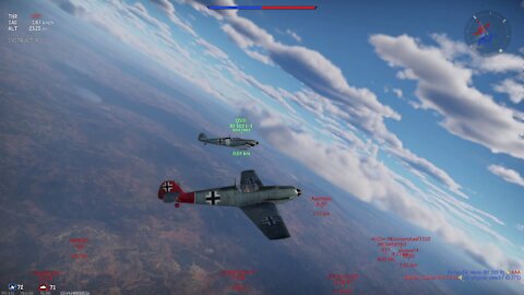 War Thunder - Coordinated pair of immortal BF 109 E-1 Teamwork x6, 7 kills, 5 assists, ZERO DEATHS / Koordiniertes Paar des unsterblichen BF 109 E-1 Teamwork x6, 7 Kills, 5 Assists, NULL DEATHS