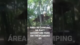 ÁREA DE CAMPING DA RAFT ADVENTURE PARK EM TRÊS COROAS RS