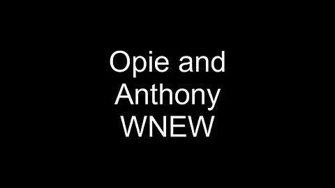 Opie and Anthony: A BUTT in Instant Feedback! Hysterical! #shorts